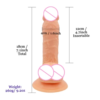 Voksen sexet produkter Kunstig Penis Realistisk Jelly Dildo i Skeden stimulator G-spot massage sugekop Strapon Dildo til Kvinder 74657