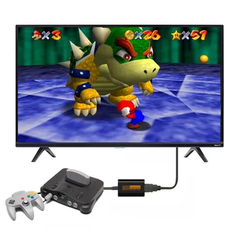 HDMI-kompatibel Switch Converter Til Nintendo N64/SNES/SFC/NGC Gamecube 720P Video Game Console AV Adapter High Definition-Kabel 76592