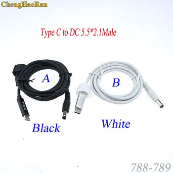 USB-3.1 Type C Til DC 4.0*1.7 5.5*2.1 Mandlige PD Opladning Kabel Adapter Omformer Oplader Kabel Til Lenovo, Asus Dell Hp Bærbar 80696