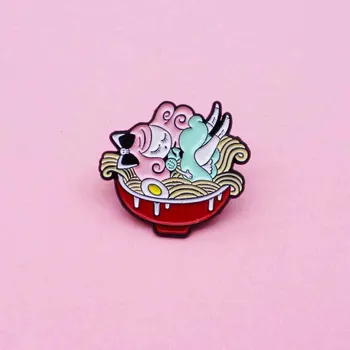Pink Curly Prinsesse Dukke Broche Neamel Pin-Pins Smykker Tilbehør-Gaver til Kvinder, Piger 80978