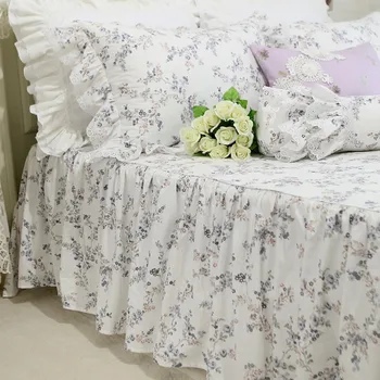 Mode print sengetæppe Vintage bed cover kvalitet bomuld dynen soveværelse tekstil bed sprede bed tøj California King 82047