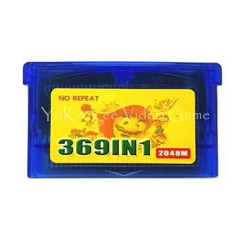 Super 369 i 1 Video Spil Kompilation Patron Konsol-Kort til Nintendo GBA engelsk Udgave 8417