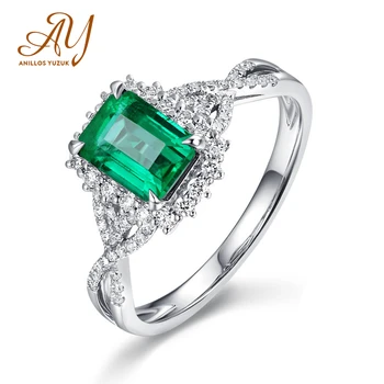 Anillos Yuzuk 925 Sterling Sølv Smykker, Bryllup, Engagement Ringe For Kvinder Brand Emerald Fx Pladsen Zircon Sten Finger Ring 8478
