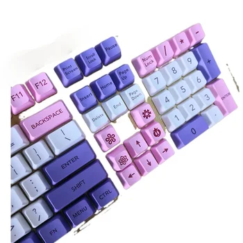 104-tasten Henna Farve Keycap PBT-Sublimation OEM Højde Keycap Mekanisk Tastatur Keycap for MX-Tastatur 104 87 61 Melodi 96 KBD75 8753