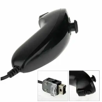 Nye 2-I-1 Wireless Remote Nunchuk Controller Til Nintendo Wii, Indbygget Motion Plus Gamepad Med Silikone Case Motion Sensor 877