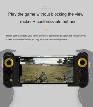 Trådløs Bluetooth-Pubg Controller Mobiltelefon Spil Shooter Udløse Brand-Knappen For IOS - /Android-Joystick, Gamepad PUGB Gamer 88106