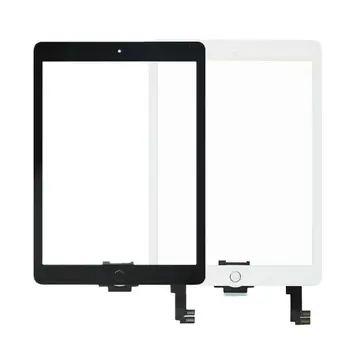 For iPad 6/Luft 2 2nd Gen Generation A1567 A1566 Touch Screen Digitizer Glas Linse Montering Home-Knap Tape 92107