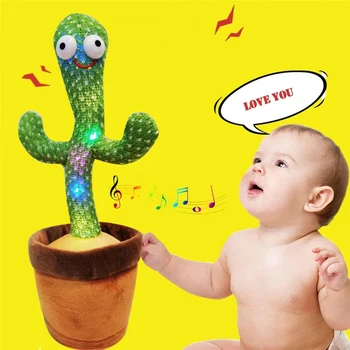 Dancing Kaktus Toy Vride Kroppen Med Sangen Plys Ryste Dancing Kaktus Børn Børn Fyldte Plante Toy Ryster Med Musik 940