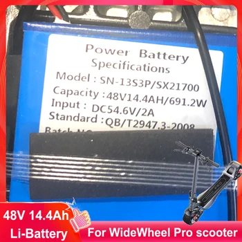 Original WideWheel Pro batteri tilbehør el-scooter batteri 48V 14.4 Ah 15Ah 95584
