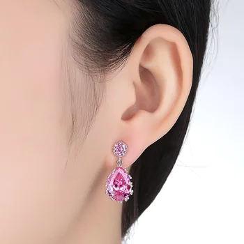 YKD42 S925 sterling sølv øreringe, øreringe og ørestikker til kvinders smykker anti allergi 97323