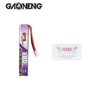 5pcs/masse Gaoneng GNB FPV LiHv Batterier 380mAh 1S 3.8 V 60 ° C Max antal 120C PH2.0 Plug 4.35 V Lipo Batteri Opdateret Version af 1S 300mah 9918