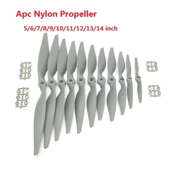 4stk/masse Gemfan Apc Nylon Propel 5x5/6x4/7x5/8x4/8x6/9x6/10x5/10x7/11x5.5/12x6/13x6.5/14x7 Rekvisitter Til RC Model Fly 99633