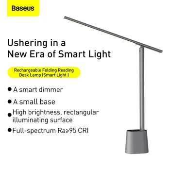 Baseus LED bordlampe Smart Adaptive Lysstyrke Læs Night Lights Øje Beskytte Undersøgelse Office klapbord Lampen Dæmpes Sengen
