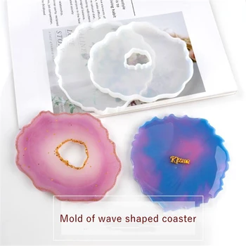 Sakura Te Skuffe Coaster Silikone Formen For DIY Epoxy Uv-Resin Forme Skuffe Smykker Gør Værktøjer
