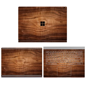 Laptop Cover Klistermærker til Microsoft Surface book 1 13.5 Træ, korn-serie Vinyl Stickers til Overfladen bog 2/3 13.5 15 Huden