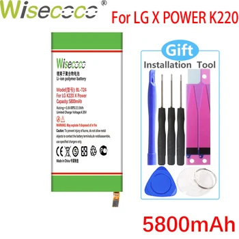 Wisecoco BL-T24 5800mAh Nyt Batteri Til LG K220 X Power K220ds K220dsk K220dsz K220y K220z Ls755 Telefon af Høj Kvalitet