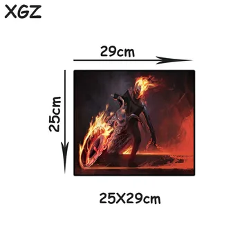 XGZLarge Størrelse Gaming Mouse Pad-Lås Side Djævelen Ridder Anime Bærbar PC Bord Matry Brand Kæde Lås Udskrivning af Gummi, Non-slip