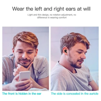5.0 Mini Trådløse Bluetooth Hovedtelefoner Fone de ouvido Stereo Hovedtelefoner Mobile Sport Earbuds Headset Med Mic For Alle Smart Telefon