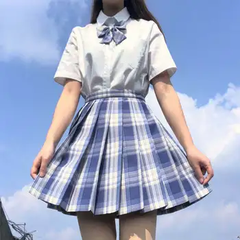 Japansk samling ortodokse JK-pladsen nederdel i de studerendes JK uniform passer til blid en kniv sømand plisseret nederdel