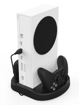 3 I 1 Til Xbox-Udgaven S X-box-S Lodret stilling Spil Ventilator 3USB-HUB Med Dual Controller Oplader Dock Station Indehaver