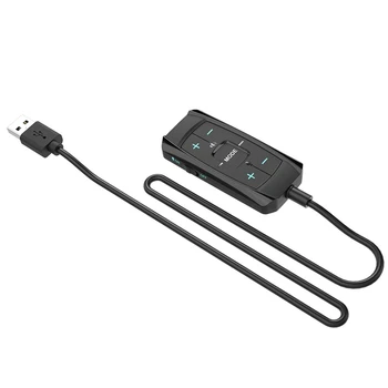 7.1 Bærbare Eksterne USB-lydkort, Hovedtelefoner Usb-3,5 mm 3D-o Headset Mikrofon-3,5 mm Stik til Bærbar PC