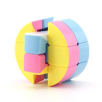 Magic Cube Magnetique Forbandt Terning, Cylinder Form Udvikle Intelligens Puslespil Terning Tryk På Relivery Legetøj Kreative Gaver