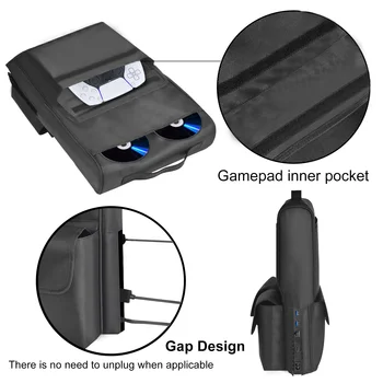 For PS5 Rejse kuffert Bærbare Vandtæt Støv Dækker Oplagring Taske Til Sony Playstation 5 Spil til Konsol Konsol Tilbehør