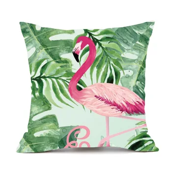 Pink Flamingo-Serien Super Kort Velvet Bløde Dekorative Pudebetræk Romantisk Pige Hjerte Sofa Pladsen Hjem Pudebetræk