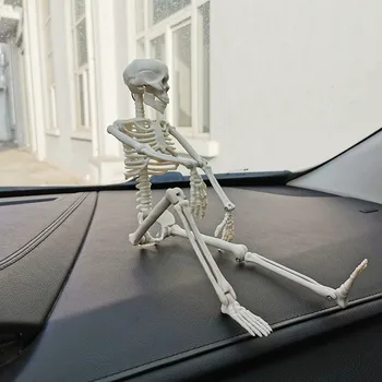 1 Stk Bil Indvendigt Tilbehør 40cm Menneskelige Skelet Model Halloween Gave Børn Gave Bil styling Bil Dekoration