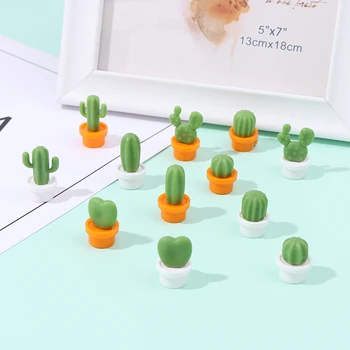 6stk Søde Saftige Magnet-Knap Home Køkken Kaktus Køleskab Besked Mærkat 2020 Nye Ankomst Bærbare Kreative Hot