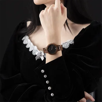 Kvindelige Træ Armbåndsure BOBO FUGL Kvinde Ur af Høj Kvalitet Japan Mekaniske Bevægelser gaveæske zegarek damski Dropship Reloj Mujer