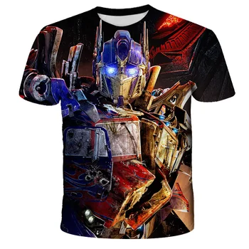 Sommer Mode 3D, Optimus Prime, T-Shirt Børn, Sjovt Spil T-shirt Børn, Dreng, Pige Tøj Cool Oversize Tshirt Tops Tees