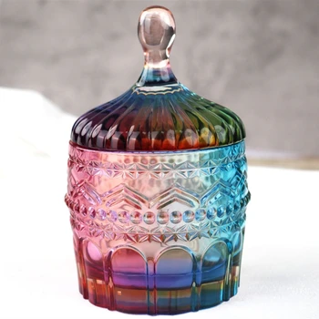 Max Harpiks Mug med Låg DIY Smykker Jar Silikone Formen 3D Nipsting Opbevaring Jar Epoxy Harpiks Container Candy Box Skimmel Håndværk