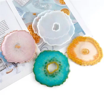 Sakura Te Skuffe Coaster Silikone Formen For DIY Epoxy Uv-Resin Forme Skuffe Smykker Gør Værktøjer