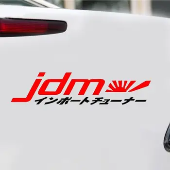 JDM Japanske Ord til Bilen Krop Vindue Reflekterende Mærkater Mærkat Dekoration автомобильные товары наклейки на авто Tilbehør