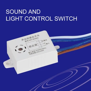 5PC Sound Control Sensor Smart Switches Modul Detektor Stemme Sensor Intelligent Auto on Off Lampe Skifte Hjem Forbedring