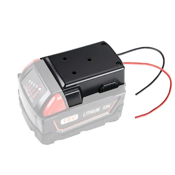 Bedste Pris Batteri Adapter til Milwaukee M18 XC18 18V Li-Ion Batteri DIY Power Tool Batteri Converter 14 Awg Ledninger Stik