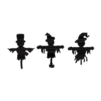 Spåntagende Dør Halloween Græskar Fugleskræmsel Elf Præst Havfrue Gnome Elsker Ord Linje Grænsen Musik Note Mountain Træ 2021 Ny
