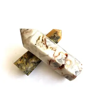Naturlig Krystal mad onyx tower Crystal Punkt Mekaniske Mineral Sten, Healing Obelisk Wand Hjem Indretning, DIY Gave Dekoration