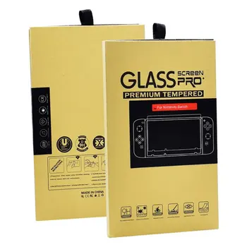 Hærdet Glas Film Forhindre Ridser 9H Olie-afvisende, Nemt at Rengøre Høj Gennemsigtighed lysgennemgang til Nintend Skifte