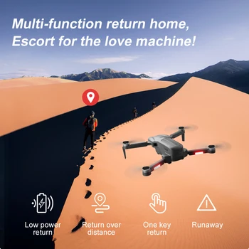2021 NYE F9 GPS-Drone 4K-Dobbelt HD-Kamera Professionel 5G WiFi Børsteløs Motor, Foldbar Quadcopter RC Drone Kid Legetøj Gave