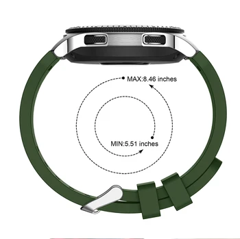 22mm Se bandet For Xiaomi Smart Ur Farve Rem Silikone Rem Sport Armbånd Til Amazfit GTR 2/2E/Tempo/Stratos 3 Watchbands