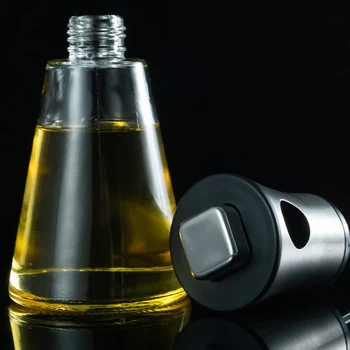 Tryk Tætte 304 Rustfrit Stål Olie Spray Flaske Med Dispenser Køkken Gadget