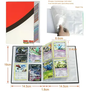 1 SÆT Pokemon V VMAX Skinner Spille Spil Samling-Kort Handel Kamp Carte Album Bog Booster Børn, Action Figurer, Legetøjs