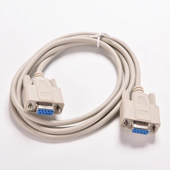1stk 1,5 M Seriel RS232 Kvinde til Kvinde Null-Modem Kabel-DB9 FTA Cross Connection 9 Pin COM Data Kabel Konverter forlængerledning