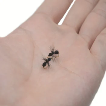 CONTEMPLATOR 5pcs 16# tørflue Ant Mobile fluefiskeri Flyver Overfladevand Terrestriske Mønstre, der Lokker Insekter Til ørredfiskeri