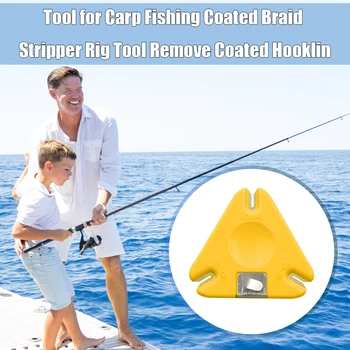 1 Stk Værktøj til Karpe Fiskeri Belagt Fletning Stripper Rig Værktøj til at Fjerne Belagt Hooklink Line Cutter-Arkføderen fiskegrej Tilbehør