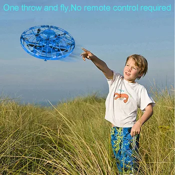 Mini Anticollision Sensor Induktion Hånd Kontrolleret Højde Hold Mode Ufo Drone Let Drone Rc Fly Legetøj For Børn