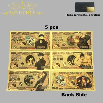 Forskellige Stilarter af Høj Kvalitet Japan Anime Kort Animationsfilm Sæt Guld Seddel i 24k Guld Til Gaver